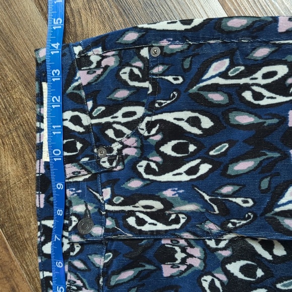 Rag & Bone Paisley Ikat Print Corduroy Skinny Size 25 - Picture 6 of 8